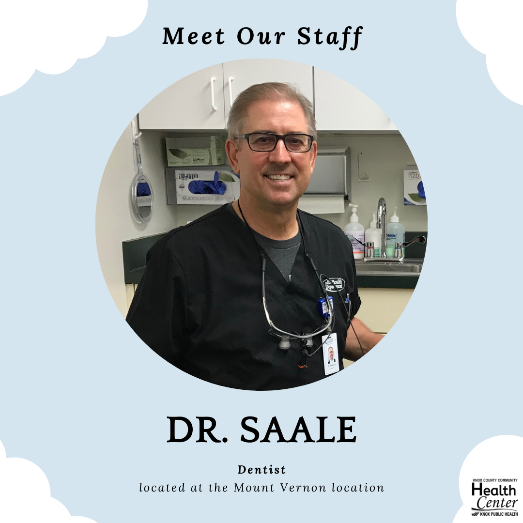 Meet Our Staff Dr. Saale