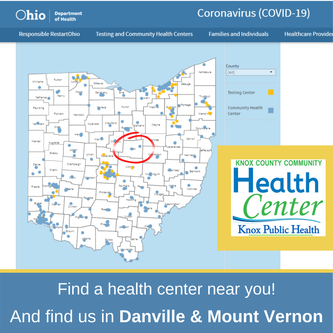 Health Centers in Ohio COVID 19 Testing 05282020