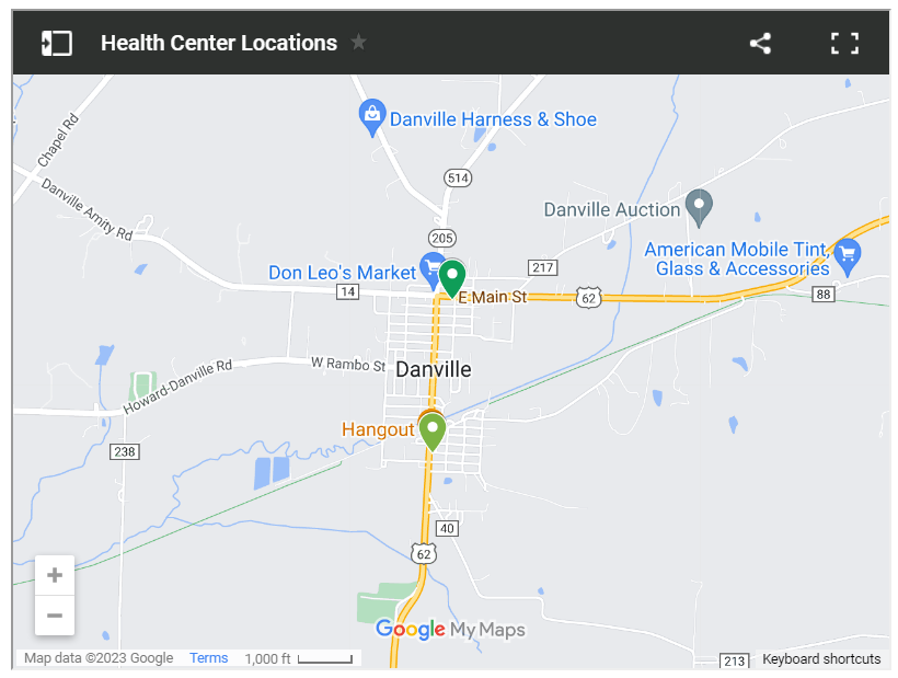 Danville Health Center Locations