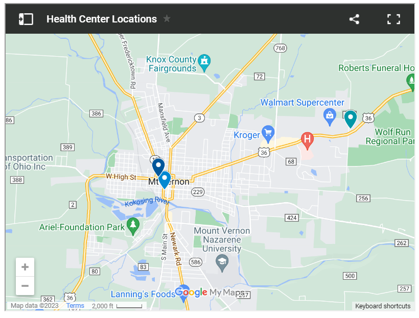 Danville Health Center Locations