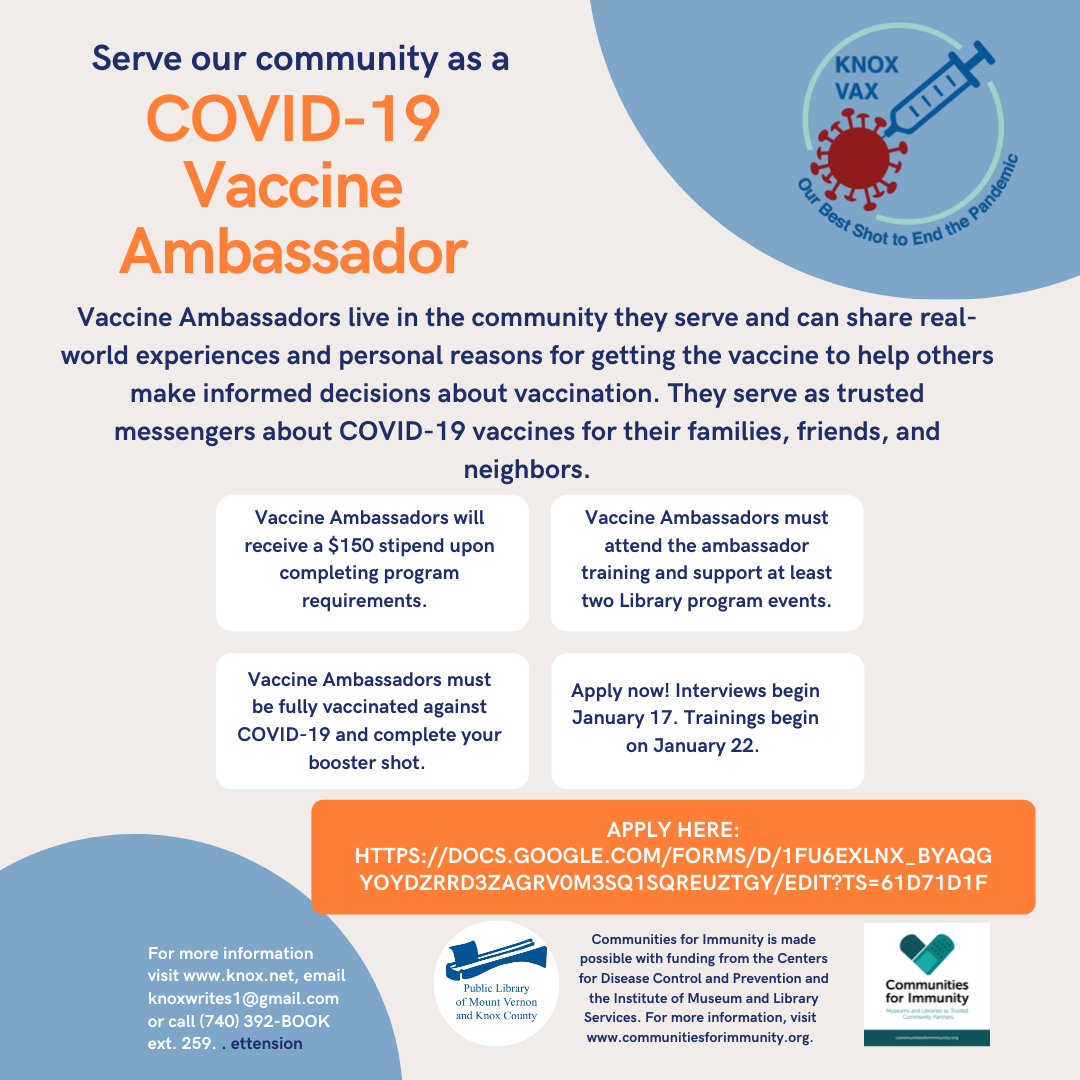 Insta Vaccine Ambassador Call for Applications