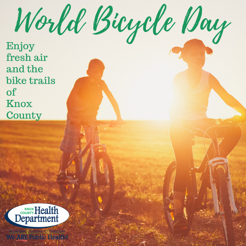 World bicycle day KCHD link in bio